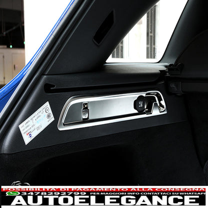Telaio cromato maschera bagagliaio per Mercedes x253 e s205 station wagon-mostra il titolo originaletesto originale telaio cromato copri bauletto per Mercedes x253 e s205 station wagon