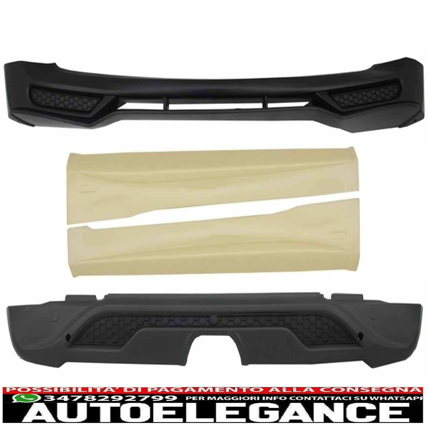 Complete body kit suitable for smart fortwo 453 (2014-2019) 