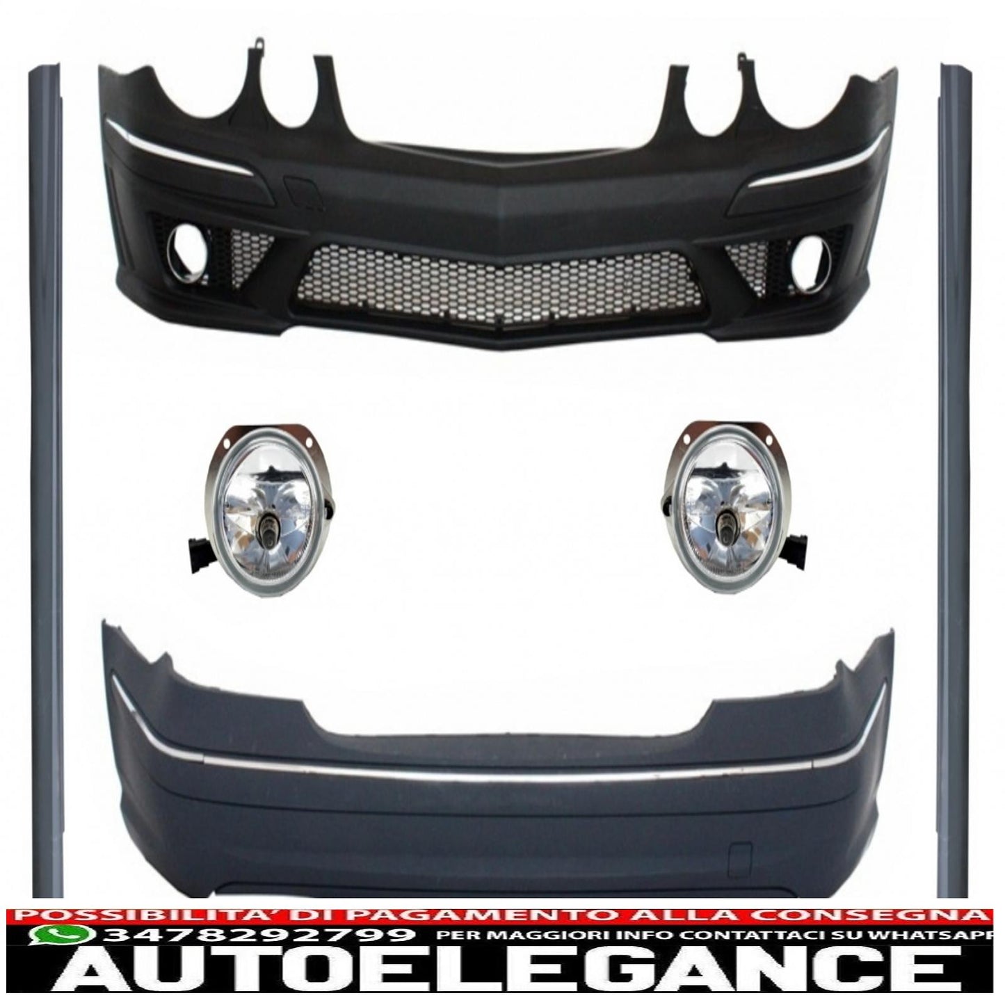 body kit suitable for mercedes w211 e-class (2002-2009) e63 design