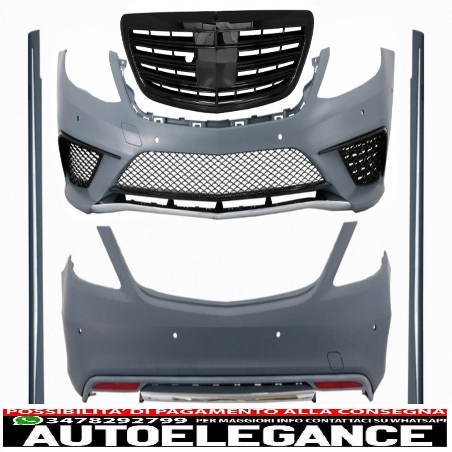 complete body kit suitable for mercedes s class w222 (2013-06.2017) design s63