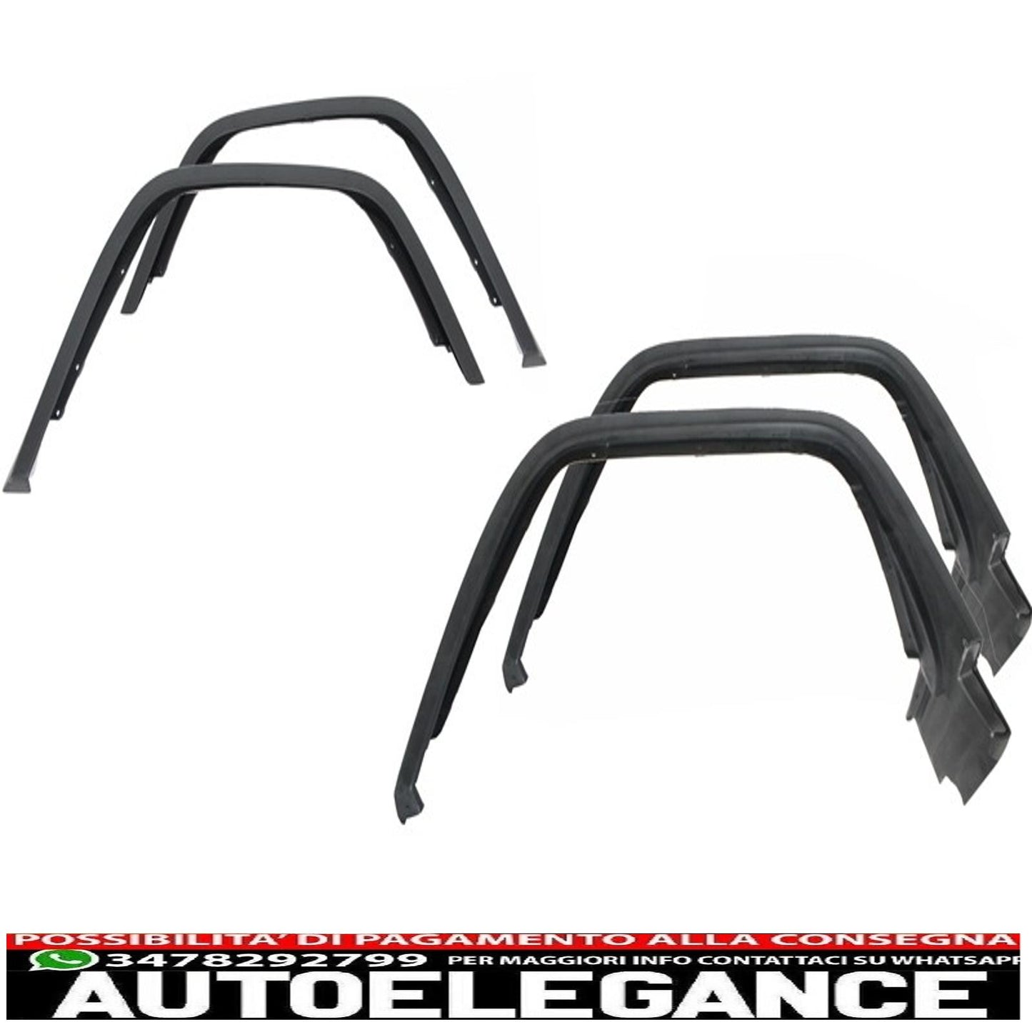 parafanghi passaruota adatti per mercedes classe g w463 (1989-2013) g65 g63 design