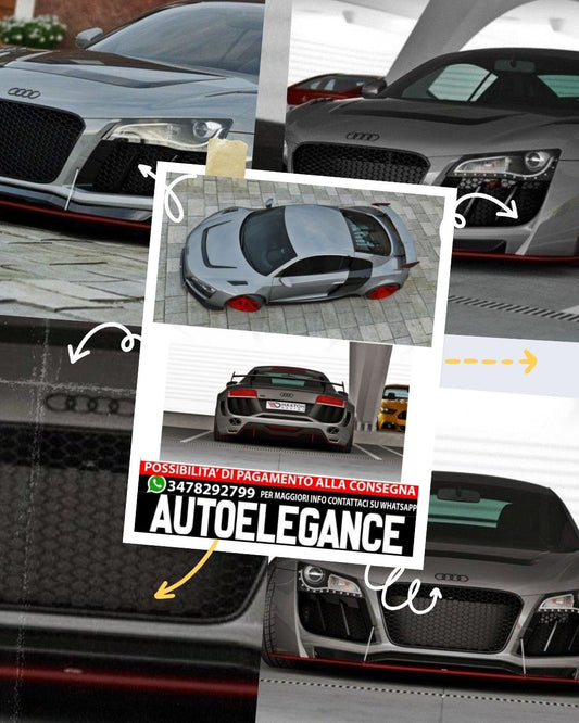 FRONT BUMPER SUITABLE FOR AUDI R8 MK.1 ( 2006-2015 ) 