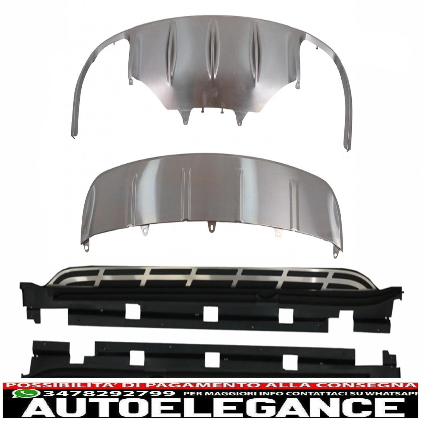 Running Boards Side Steps Skid Plates Offroad Suitable For Porsche Macan (2014-2016)