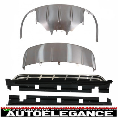 Running Boards Side Steps Skid Plates Offroad Suitable For Porsche Macan (2014-2016)