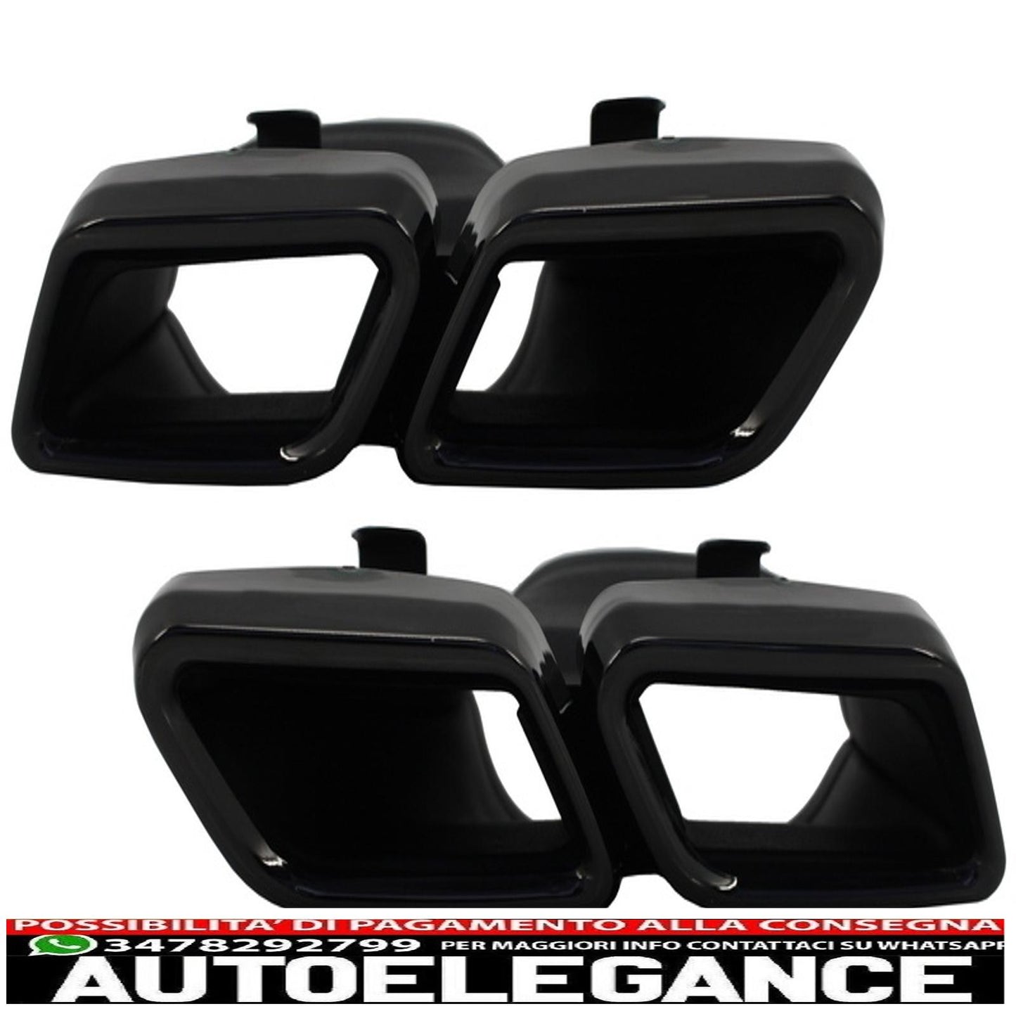 Exhaust muffler tips for mercedes benz c class w205 s205 c205 a205 e class w213 s class w222 gle c292 gle w166 glc w253 x253 c253 c217 2014 onwards a-design