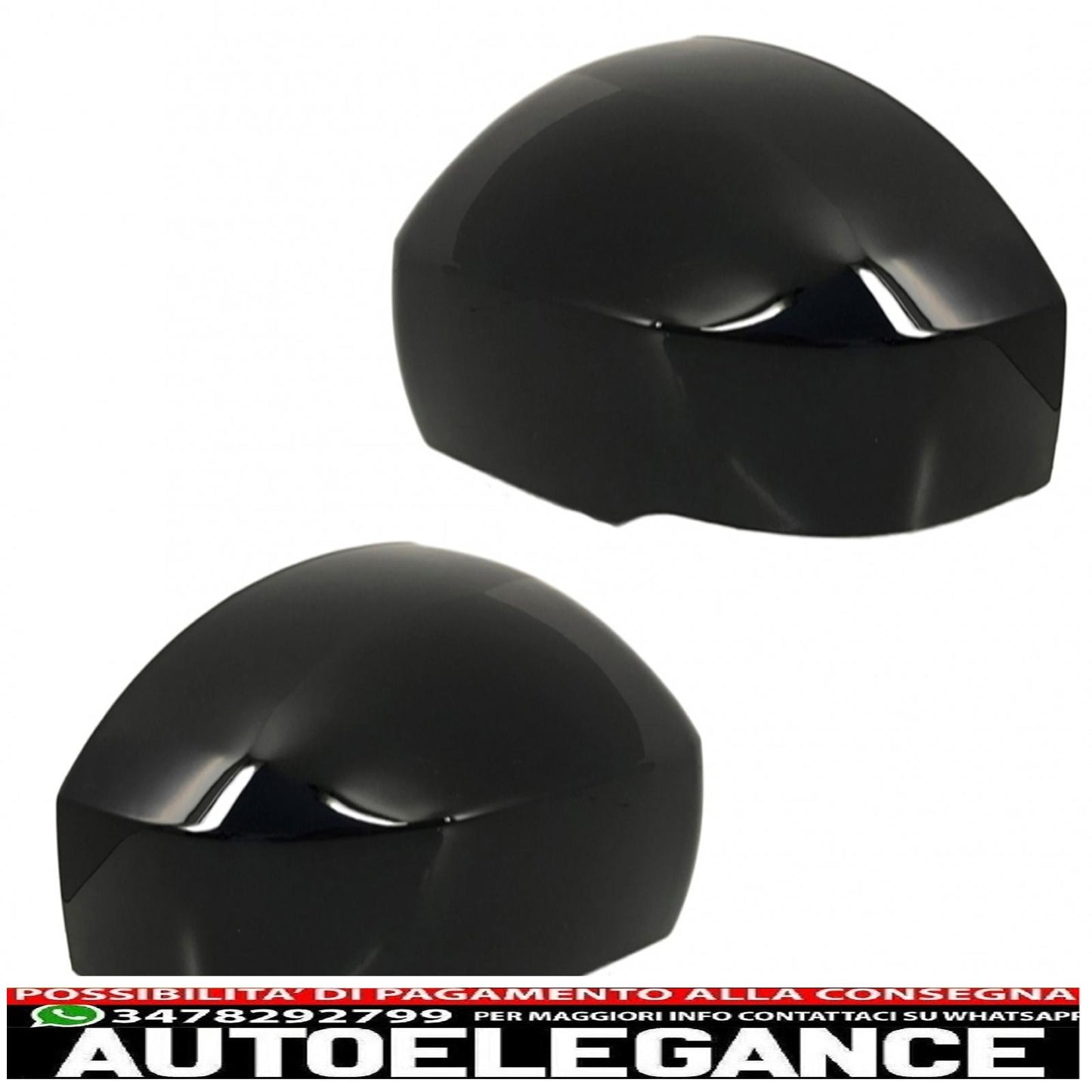 copri specchietti nero lucido adatti per land rover vogue l405 (2013-2017) sport l494 (2013-2017) discovery v l462 AUTOELEGANCERICAMBI