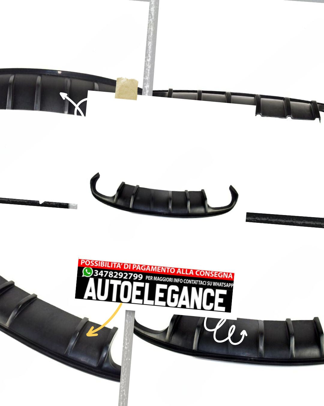 DIFFUSORE adatto per Audi A5 B8 8T 2007-2011