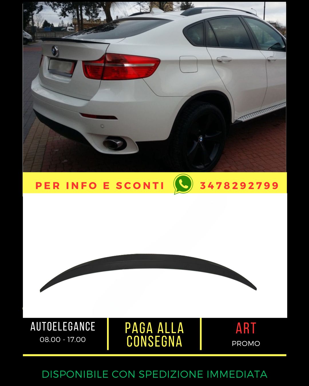 ✨SPOILER SUITABLE FOR BMW X6 E71E72 2007-2014✨