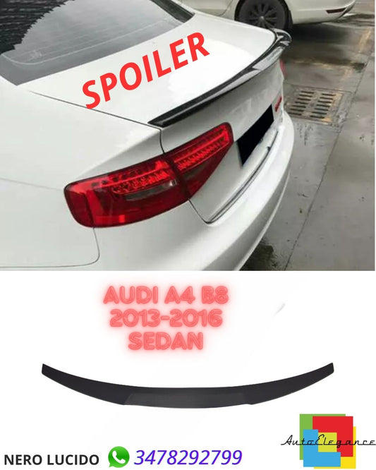 ✨SPOILER NERO ADATTO  PER Audi A4 B8 2013-2016 Sedan ✨
