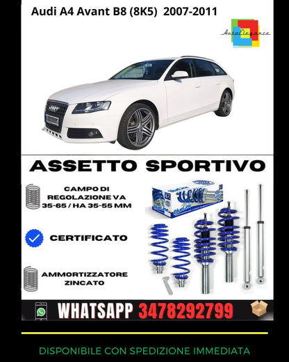 🔥Assetto sportivo per Audi Audi A4 Avant B8 (8K5)  2007-2011🔥
