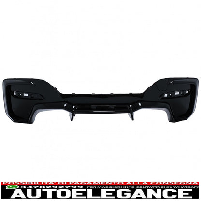 Diffusore mantovana spoiler paraurti posteriore adatto per bmw serie 1 f20 f21 lci (2015-06.2019) m2 design