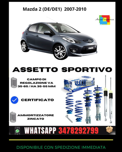🔥Assetto sportivo PER Mazda 2 (DE/DE1) 1.3, 1.5 2007-2010🔥
