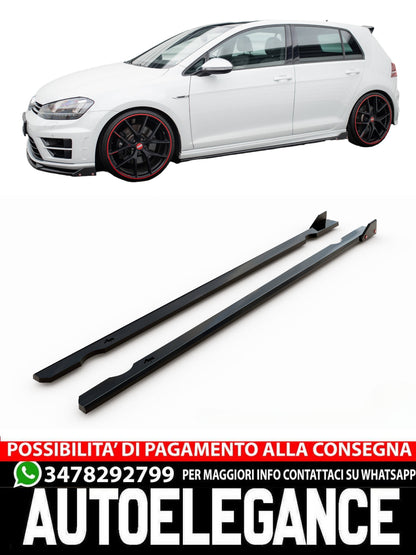 SIDE SKIRTS V.3 + FLAPS for VOLKSWAGEN GOLF R MK7 