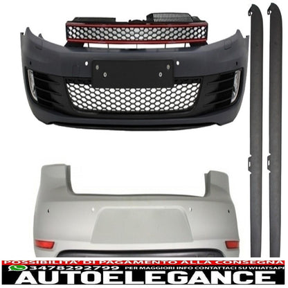 body kit suitable for vw golf vi 6 (2008-2013) gti design with pdc