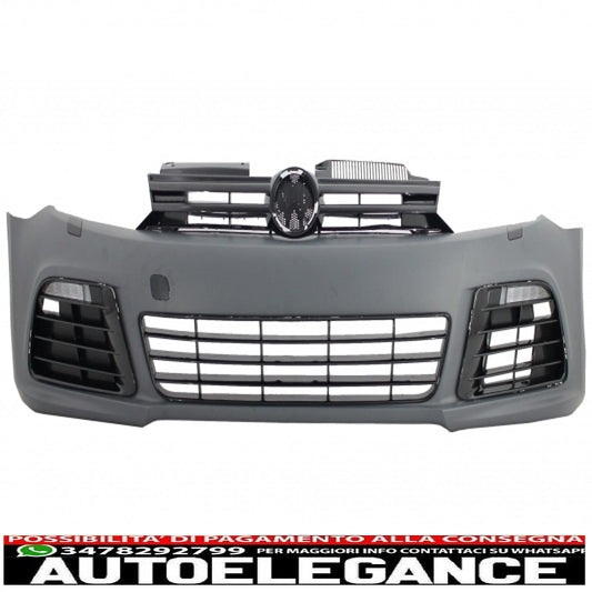 Paraurti anteriore adatto per vw golf 6 vi (2008-2013) r20 look