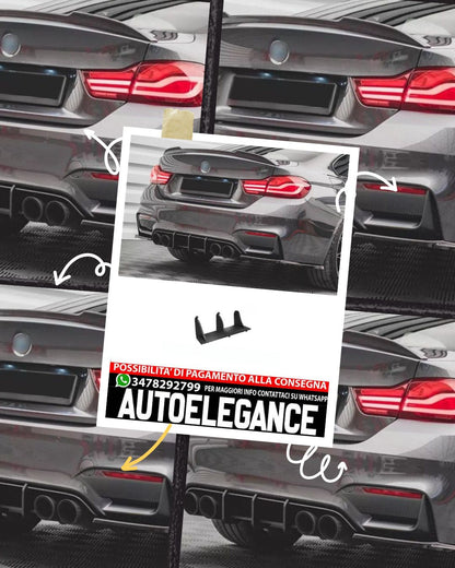 DIFFUSORE adatto per BMW M4 F82 F83 Sedan Cabrio 2014-2020