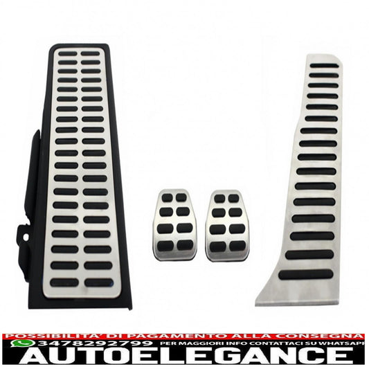 kit poggiapiedi adatto a vw golf 5 (2003-2007) golf 6 (2008-2012) scirocco (2008+) sharan (2010-2016) caddy (2004-2015) skoda octavia (2004-2013) Seat leon 1p (2005 -2012) sedile toledo (2004-2