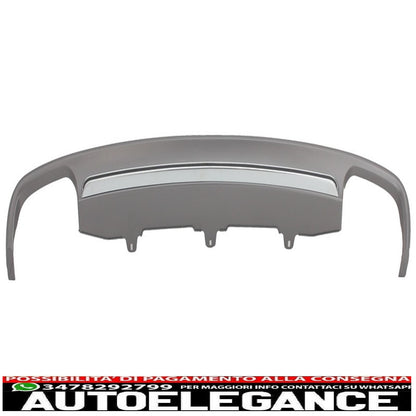 Diffusore d'aria per mantovana paraurti posteriore adatto per audi a6 4g (2012-2015) design s6