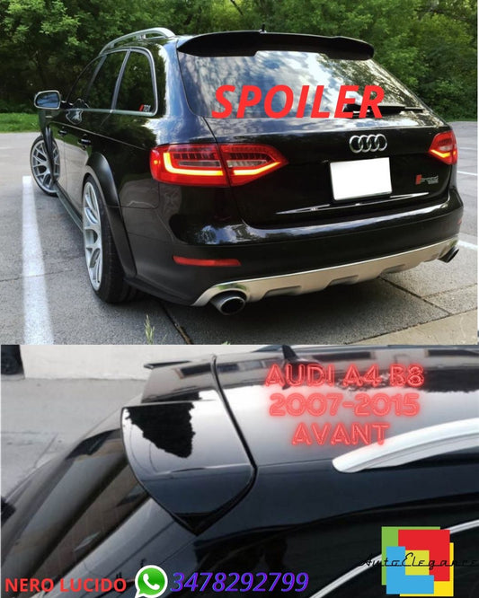 Spoiler suitable for Audi A4 B8 2007-2015 Avant 