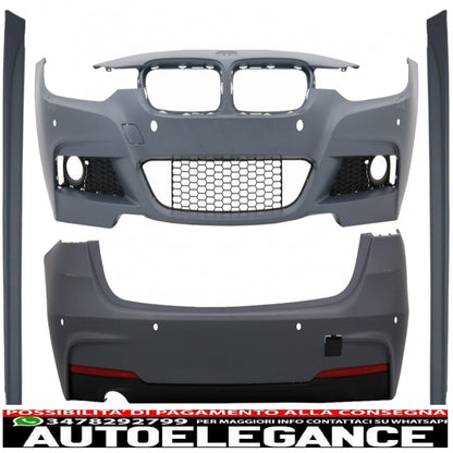 complete body kit suitable for bmw 3 series f31 (2011-2019) touring m-technik design without fog lights