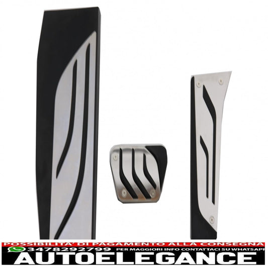 kit poggiapiedi adatto a bmw serie 1 f20 (2011+) 2 serie f22 (2014+) 3 serie f30 (2011+) 4 serie f32 (2013+) x3 f25 (2011+) x5 f15 (2013+) x6 f16 ( 2016+) automatico