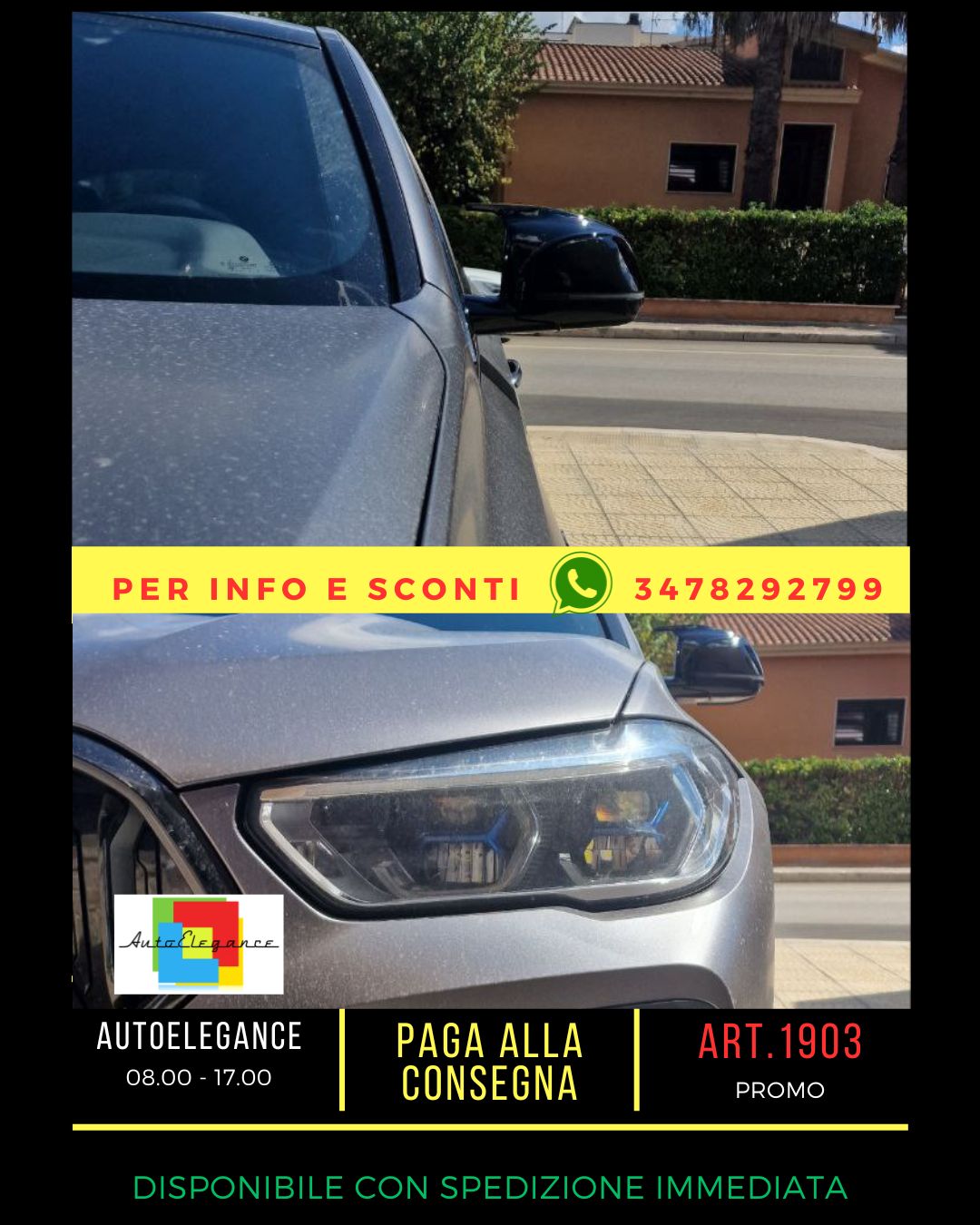 ✨CAPS SUITABLE FOR BMW X3 X4 G01 -G07 2018-2020 M LOOK GLOSSY BLACK✨