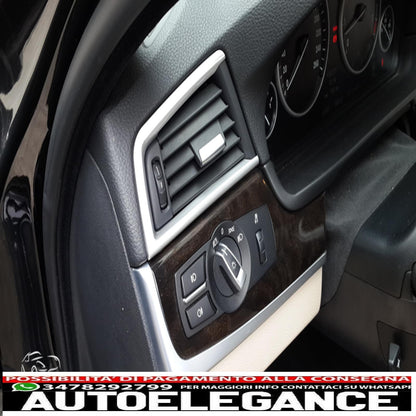 telaio cromato ventilazione ugelli aria pannello per bmw serie 5 f10 e f11-mostra il titolo originaletesto originalechrome frame ventilazione bocchette aria cover per bmw serie 5 f10 e f11