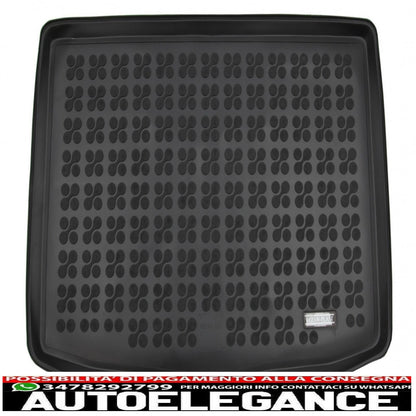 Black rubber trunk mat suitable for nissan juke (2014-2019)