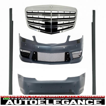 complete body kit suitable for mercedes s class w221 (2005-2011) swb s63 s65 design