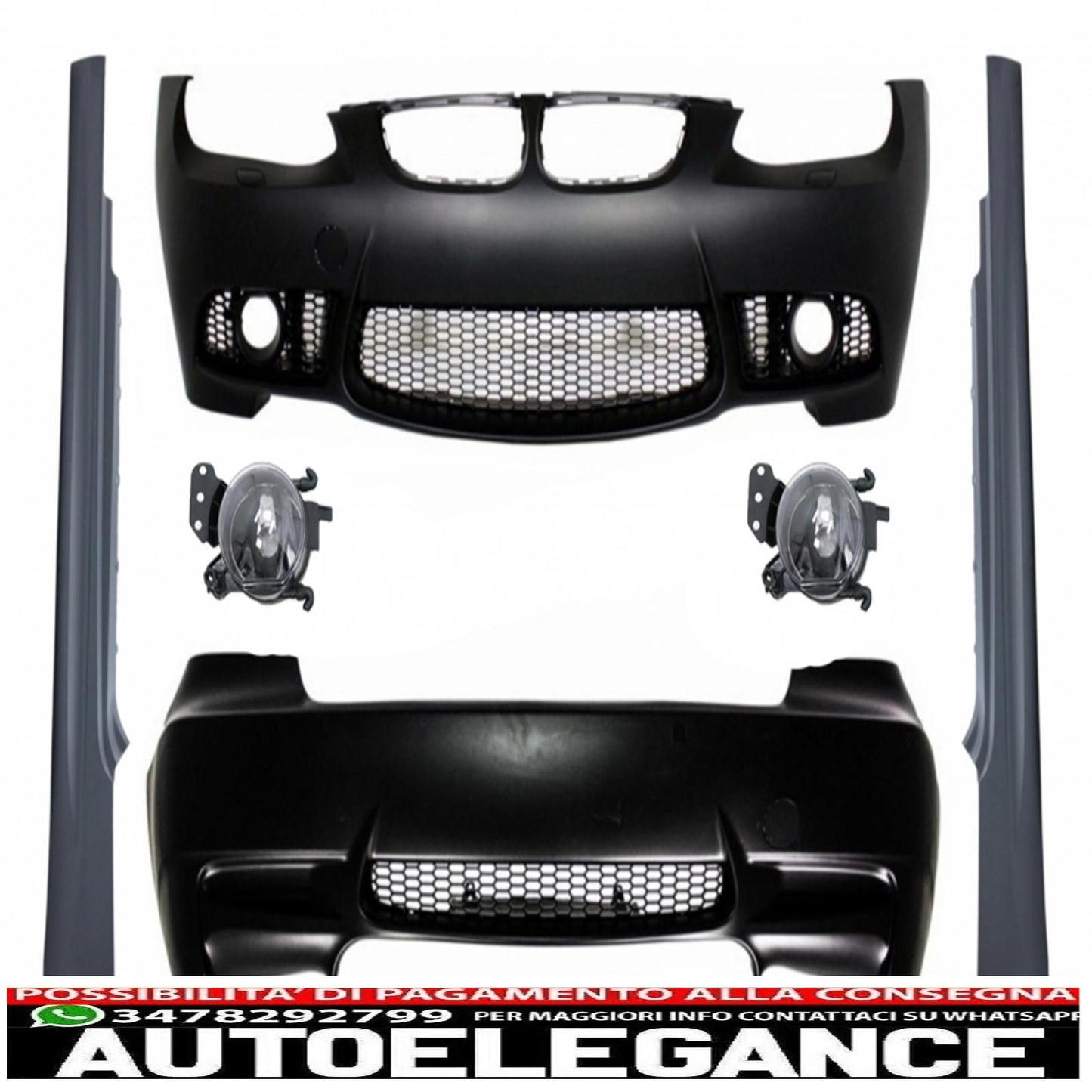 complete body kit suitable for bmw 3 series e92 e93 m3 (2006-2009) m3 look without pdc