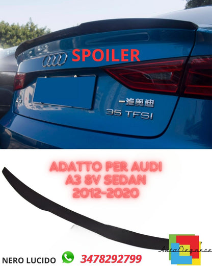 ✨SPOILER ADATTO PER AUDI A3 8V Sedan 2012-2020 ✨