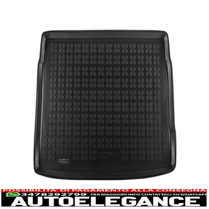 Black rubber boot mat suitable for vw golf 5 hatchback (2003-2007) golf 6 vi hatchback (2008-2012)