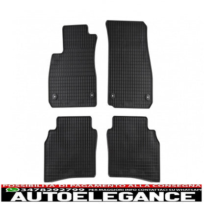 Black rubber mat suitable for opel insignia (2017-up)
