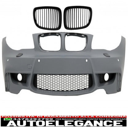 front bumper suitable for bmw 1 series e81 e82 e87 e88 (2004-2011) design 1m 