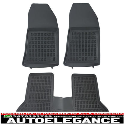 Black mat suitable for Dacia Dokker 2012-