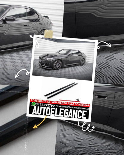 MINIGONNE LATERALI V.1 ADATTE PER BMW 2 COUPE G42  (2021 - )