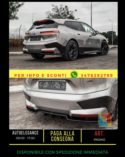 🔥Splitter POSTERIORE ADATTO PER BMW iX M-Pack i20 2021+  2PCS🔥