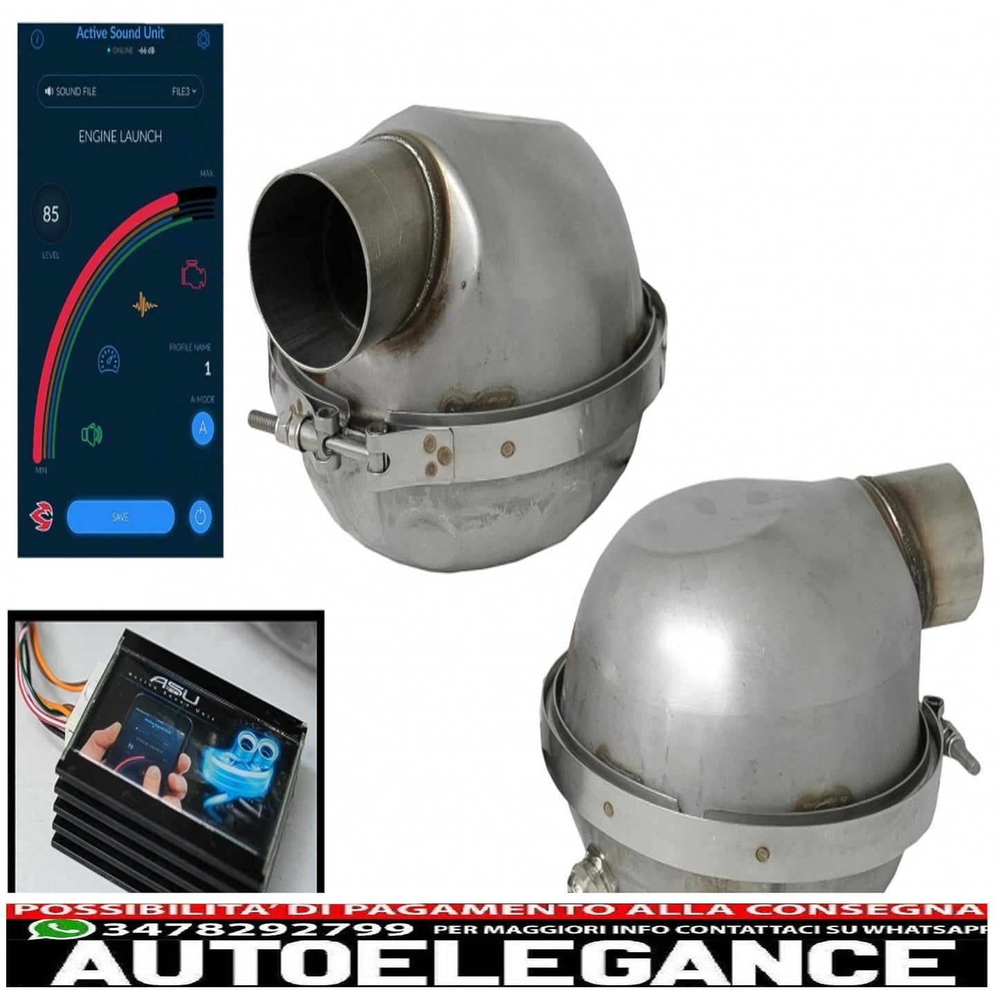 sistema audio attivo adatto per mercedes classe g w463 (1989-2018) g500 g55 g63 g65 e qualsiasi auto con suono del motore can-bus v8