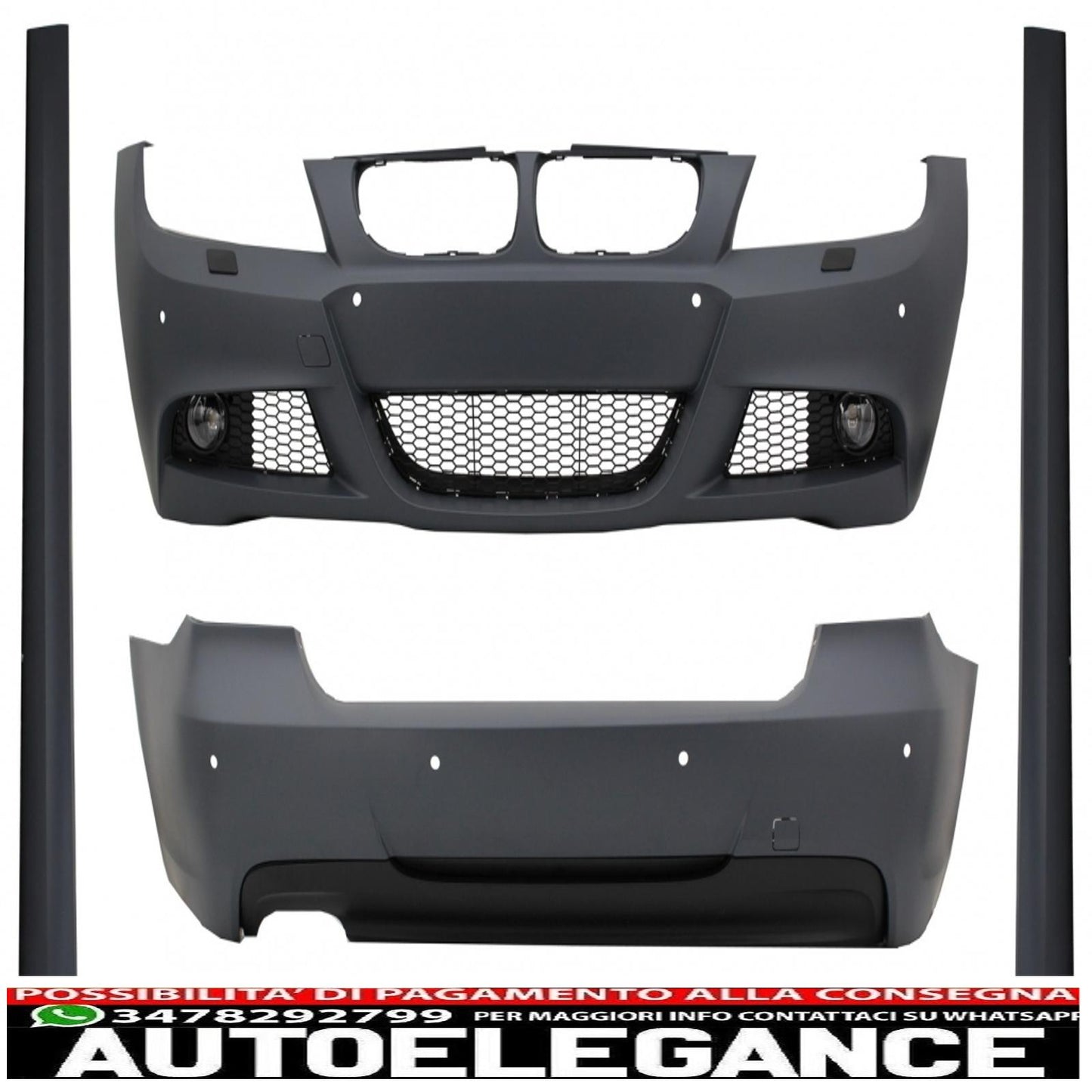 body kit suitable for bmw 3 series e90 lci limousine (2008-2011) m-technik design 