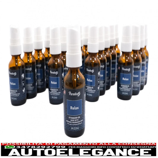 Paradise Air Fresh atomizzatore olio deodorante spray 25 ml relax 25 unità diffusore di aromi