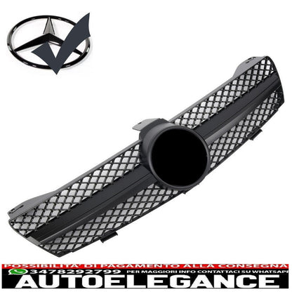 griglia sport griglia radiatore adatto per mercedes w219 cls 2004-2008 nero opaco-mostra il titolo originaletesto originalegrill sport kühlergrill passt für mercedes w219 cls 2004-2008 matt schwarz