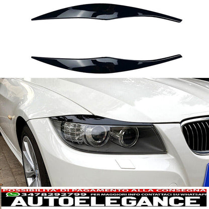 parafanghi gross sguardo nero lucido for bmw serie 3 e90 e91 2005-2012-mostra il titolo originaletesto coprifari originali evil eye black gloss for bmw serie 3 e90 e91 2005-2012