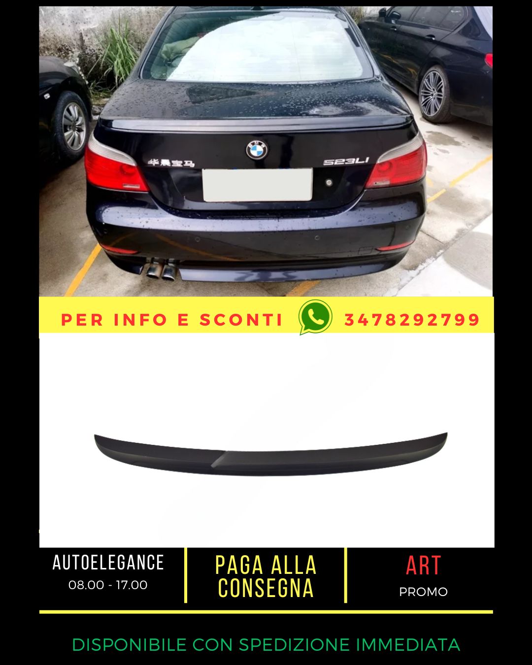 ✨SPOILER SUITABLE FOR BMW 5 E60 2003-2010 Sedan✨