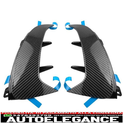 amg ottica aero flaps carbonio posteriore adatto per mercedes w177 classe a-mostra il titolo originaletesto originaleamg optik aero flaps carbon hinten passt für mercedes w177 a-klasse AUTOELEGANCERICAMBI