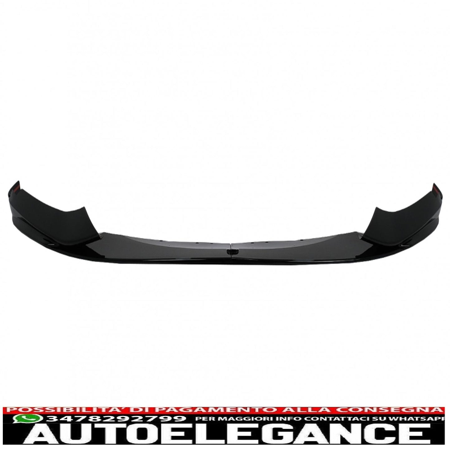 Front bumper spoiler lip suitable for bmw 4 series f32 coupe f33 cabrio f36 grand coupe (2013-03.2019) m design piano black 
