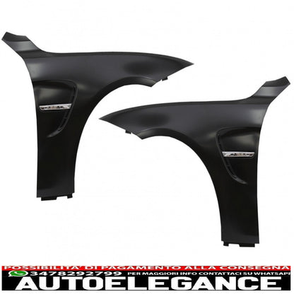parafanghi anteriori adatti per bmw serie 4 f32 f33 f36 (2013-02.2017) coupe cabrio gran coupe m4 design
