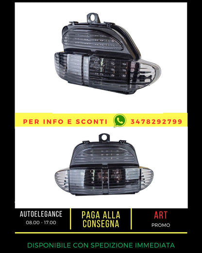 ✨Fanale in vetro trasparente fumo per Honda CBR 900 Fireblade SC33 98-99✨