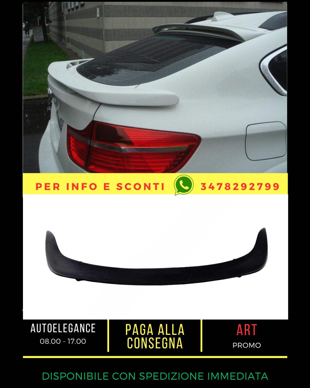 ✨SPOILER SUITABLE FOR BMW X6 E71E72 2007-2014✨