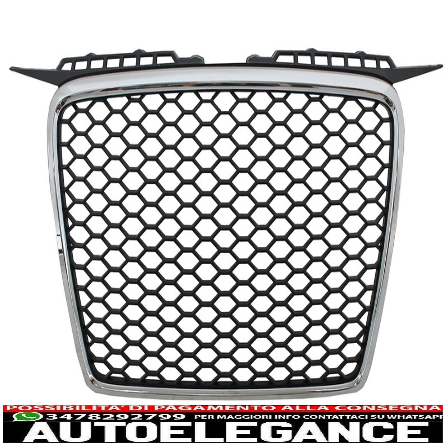 griglia anteriore senza badge adatta per audi a3 8p (2004-2007) rs design