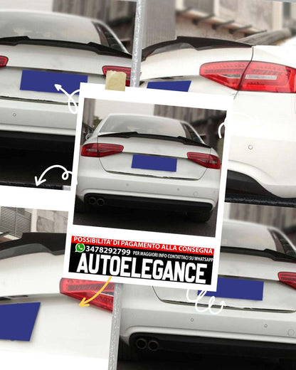 SPOILER adatto per AUDI A4 B8 2009-2012 BERLINA